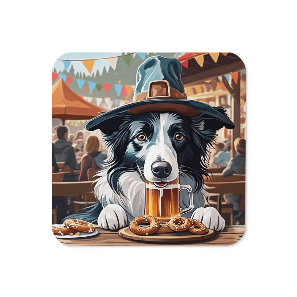 PugMug Custom Border Collie Coaster