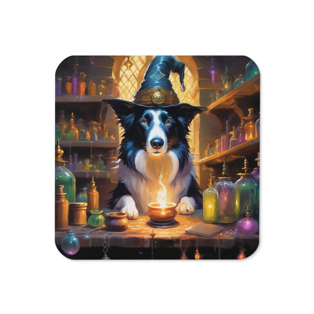 PugMug Custom Border Collie Coaster