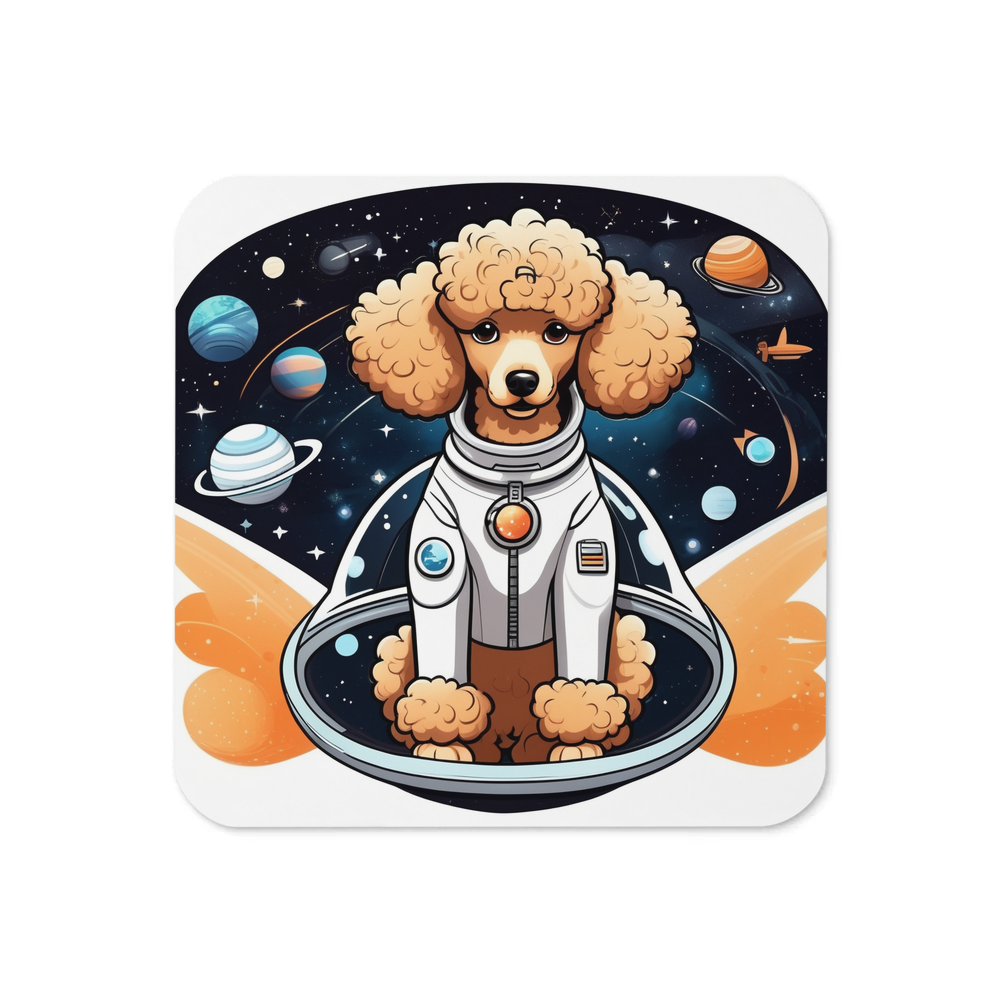 PugMug Custom Tan Poodle Coaster