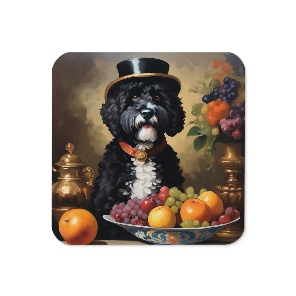 PugMug Custom Portuguese Water Dog Coaster