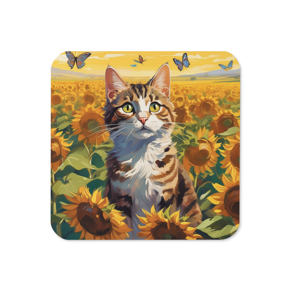 PugMug Custom Tabby Companion Cat Coaster