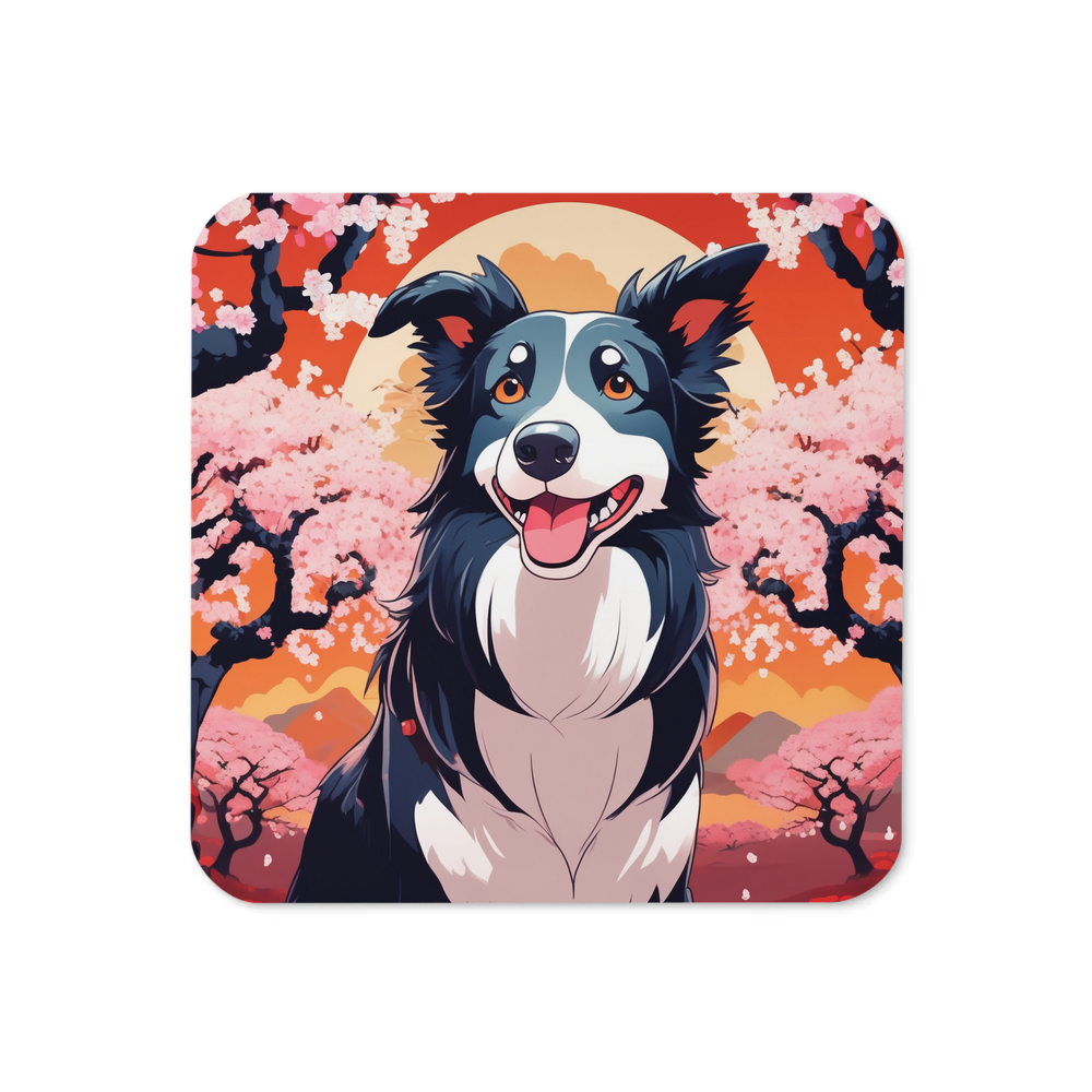 PugMug Custom Border Collie Coaster