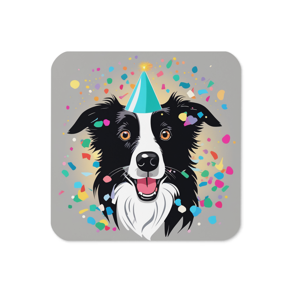 PugMug Custom Border Collie Coaster