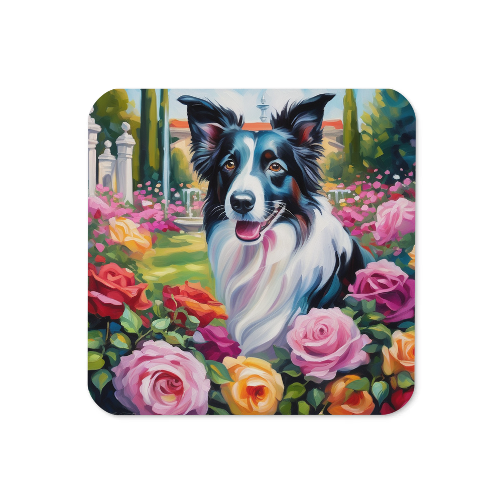 PugMug Custom Border Collie Coaster