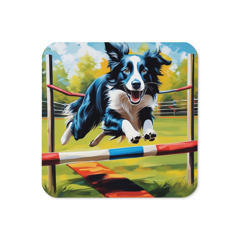PugMug Custom Border Collie Coaster