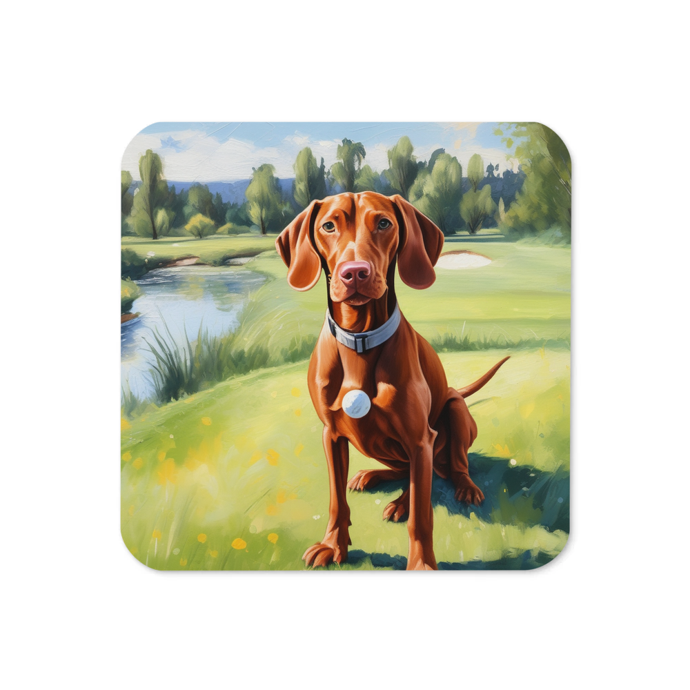 PugMug Custom Vizsla Coaster