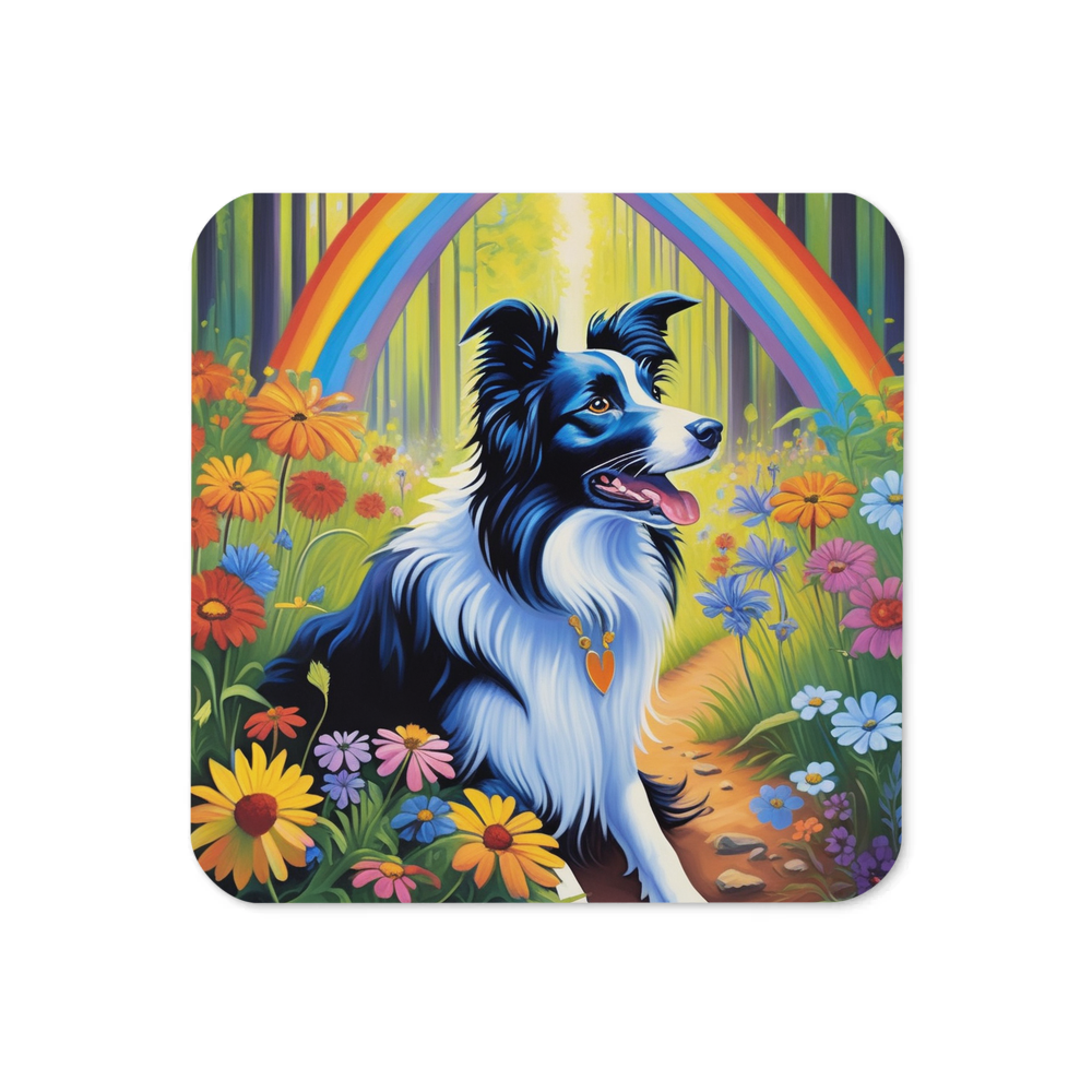 PugMug Custom Border Collie Coaster