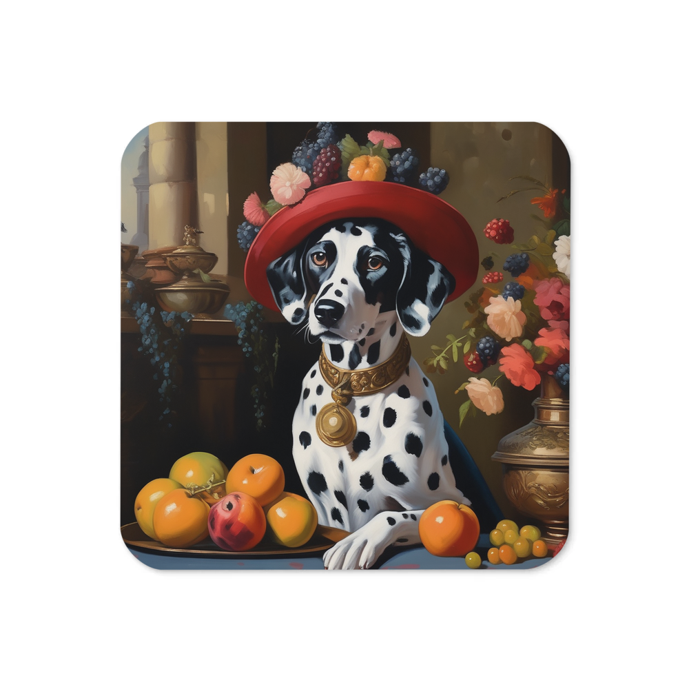 PugMug Custom Dalmatian Coaster