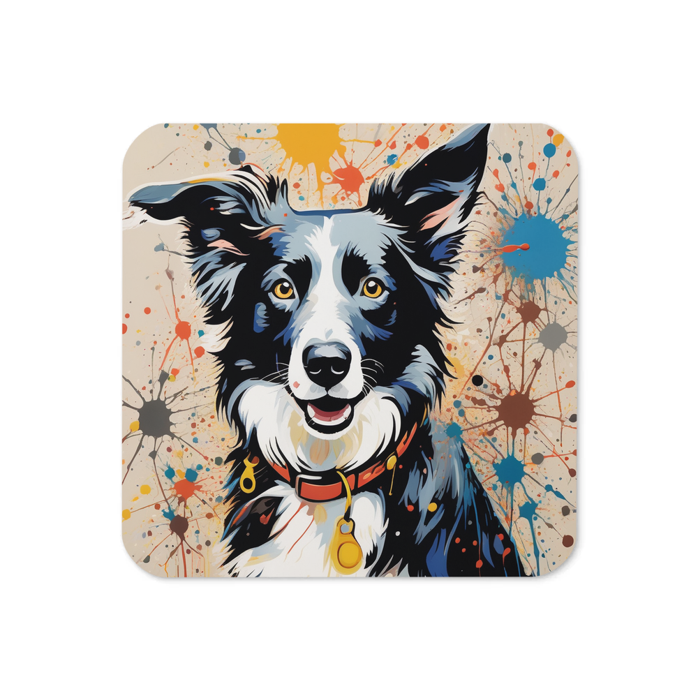PugMug Custom Border Collie Coaster