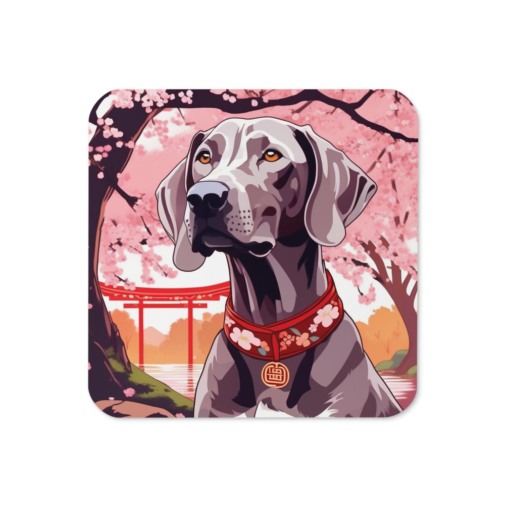 PugMug Custom Weimaraner Coaster