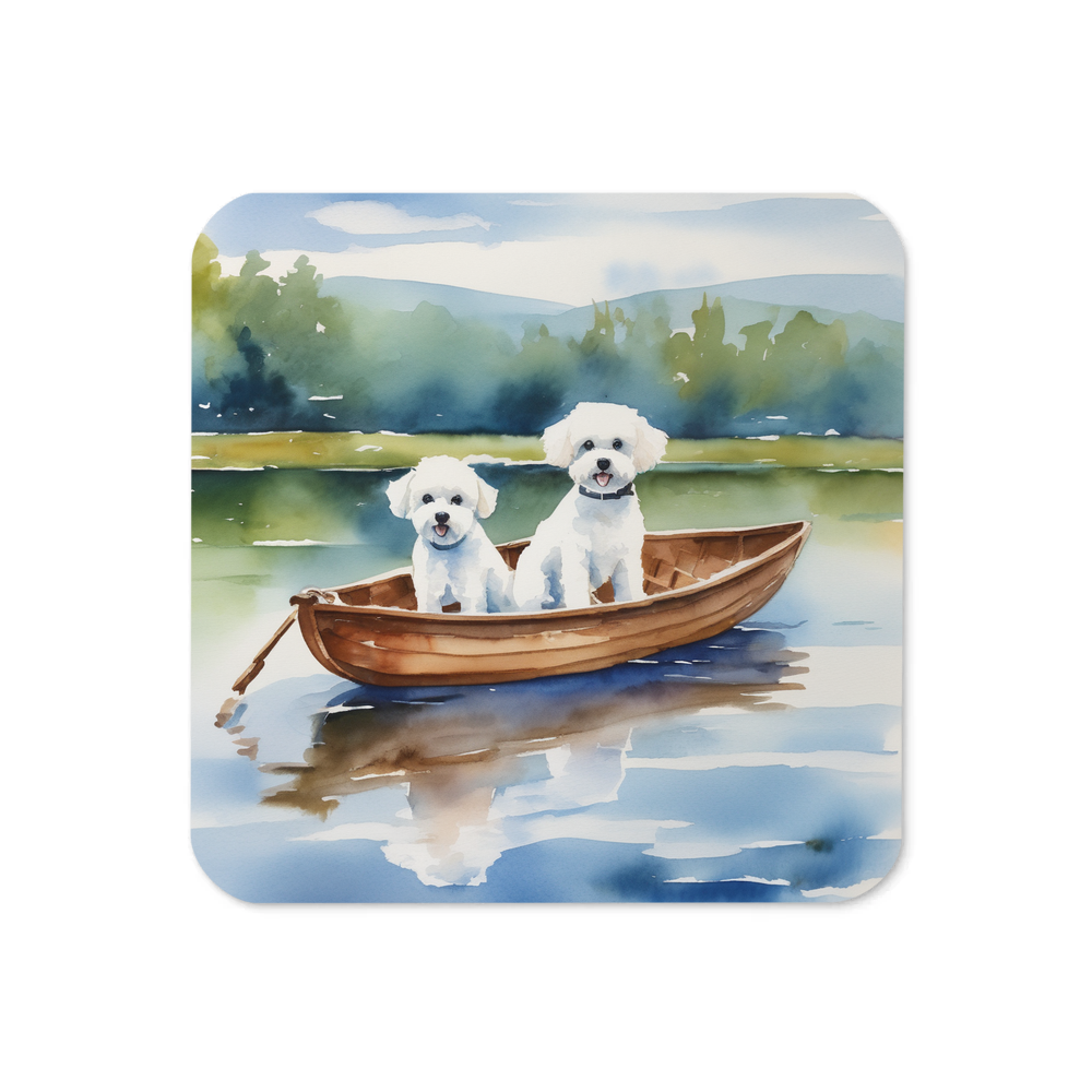 PugMug Custom Bichons Frise Coaster