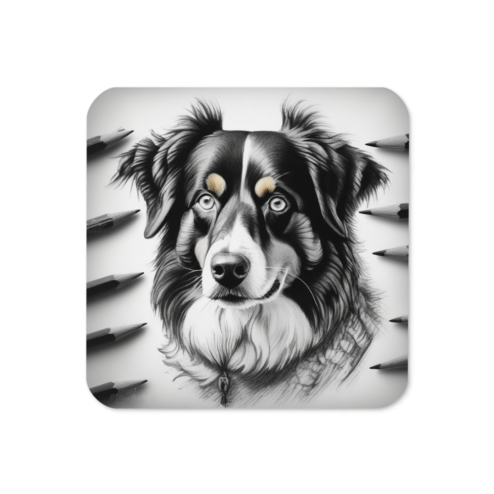 PugMug Custom Miniature American Shepherd Coaster