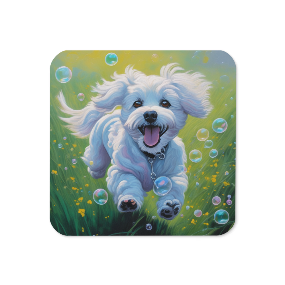 PugMug Custom Bichons Frise Coaster