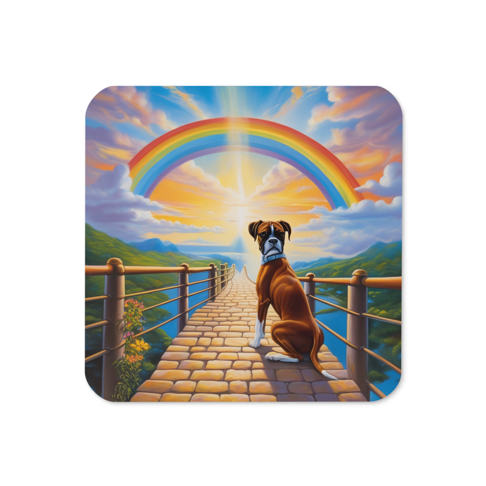 PugMug Custom Boxer Dog Coaster