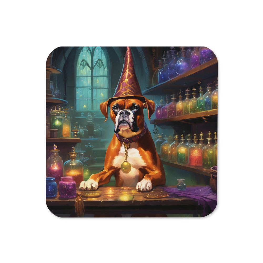 PugMug Custom Boxer Dog Coaster