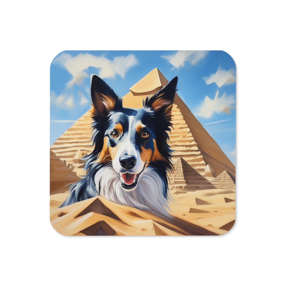 PugMug Custom Border Collie Coaster