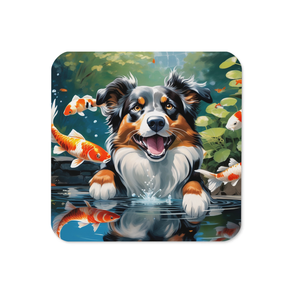 PugMug Custom Miniature American Shepherd Coaster