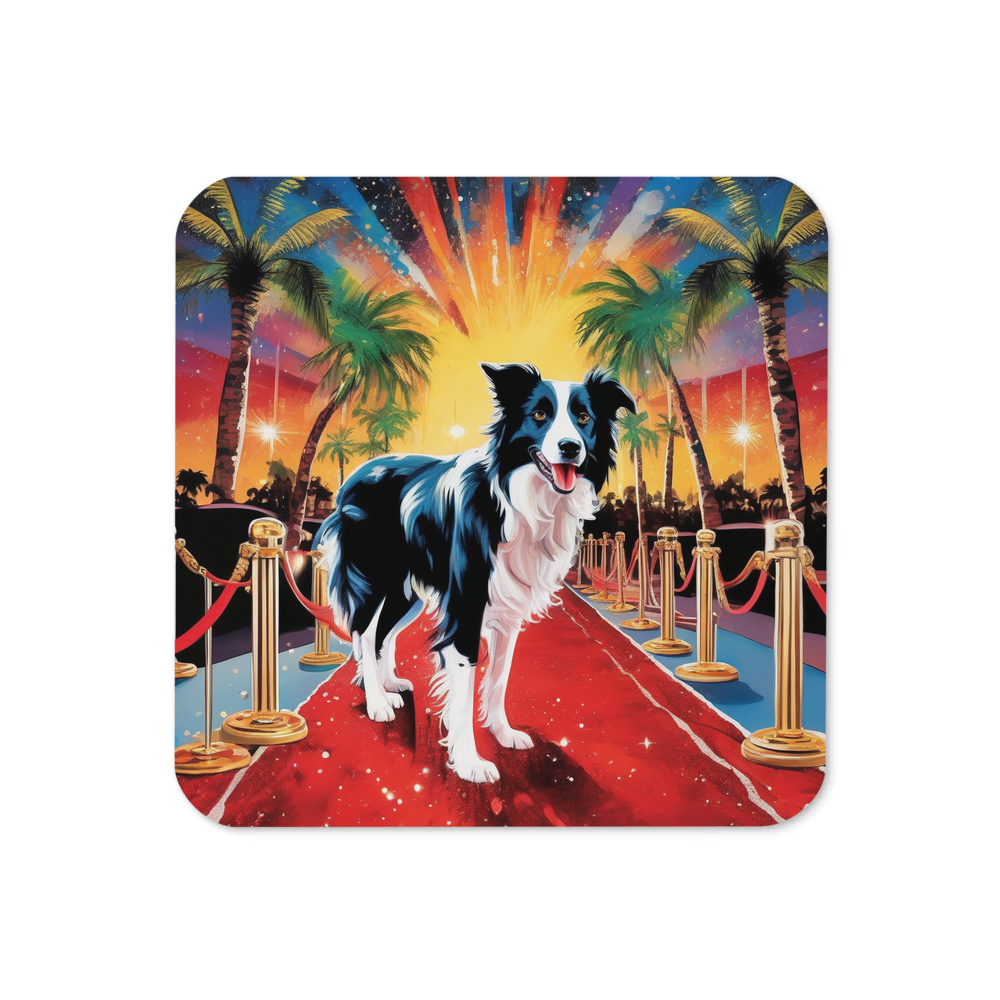 PugMug Custom Border Collie Coaster
