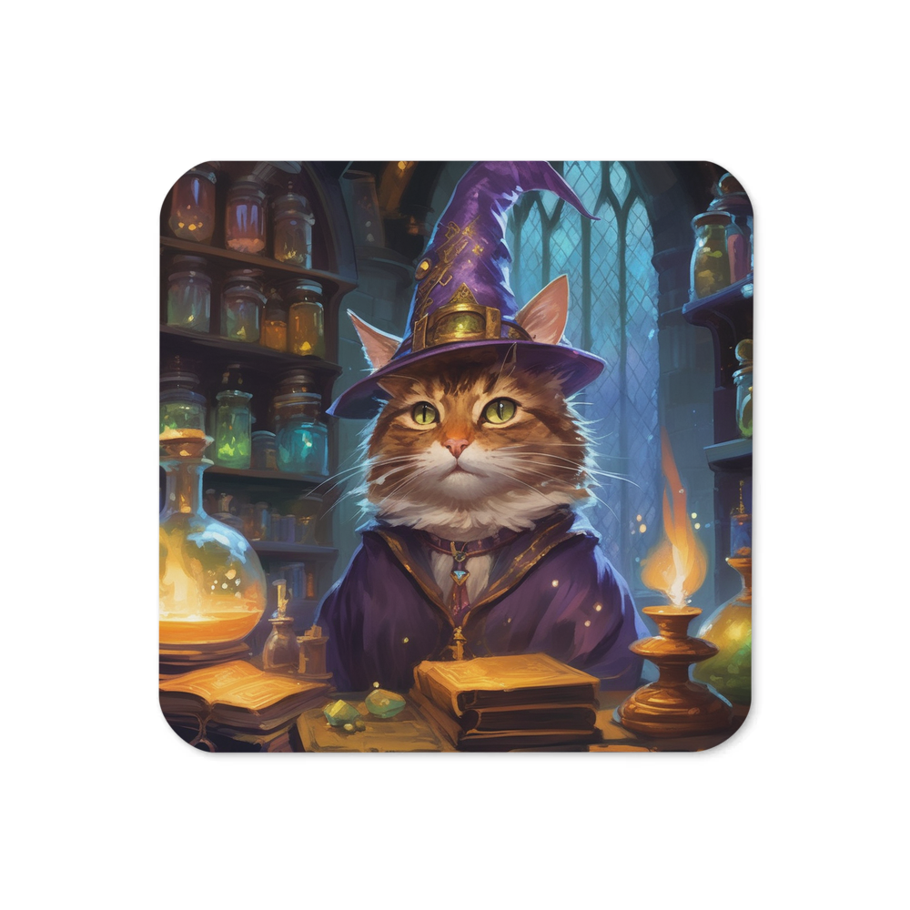 PugMug Custom Tabby Companion Cat Coaster