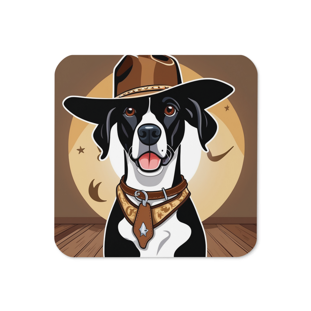 PugMug Custom Pointer Dog Coaster