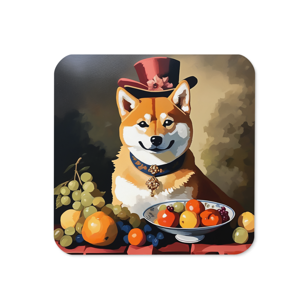 PugMug Custom Shiba Inu Coaster