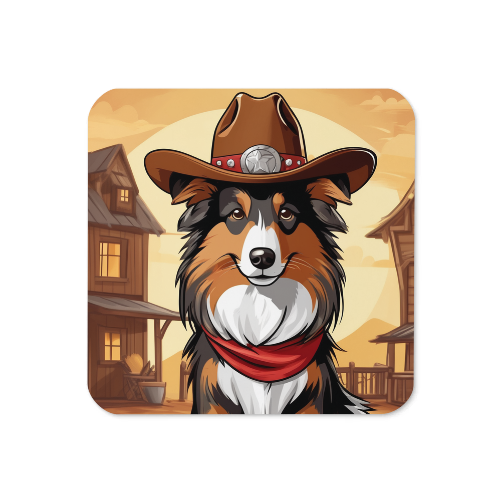 PugMug Custom Shetland Sheepdog Coaster