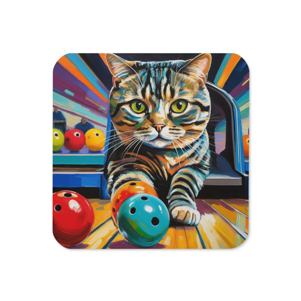 PugMug Custom Tabby Scottish Fold Cat Coaster