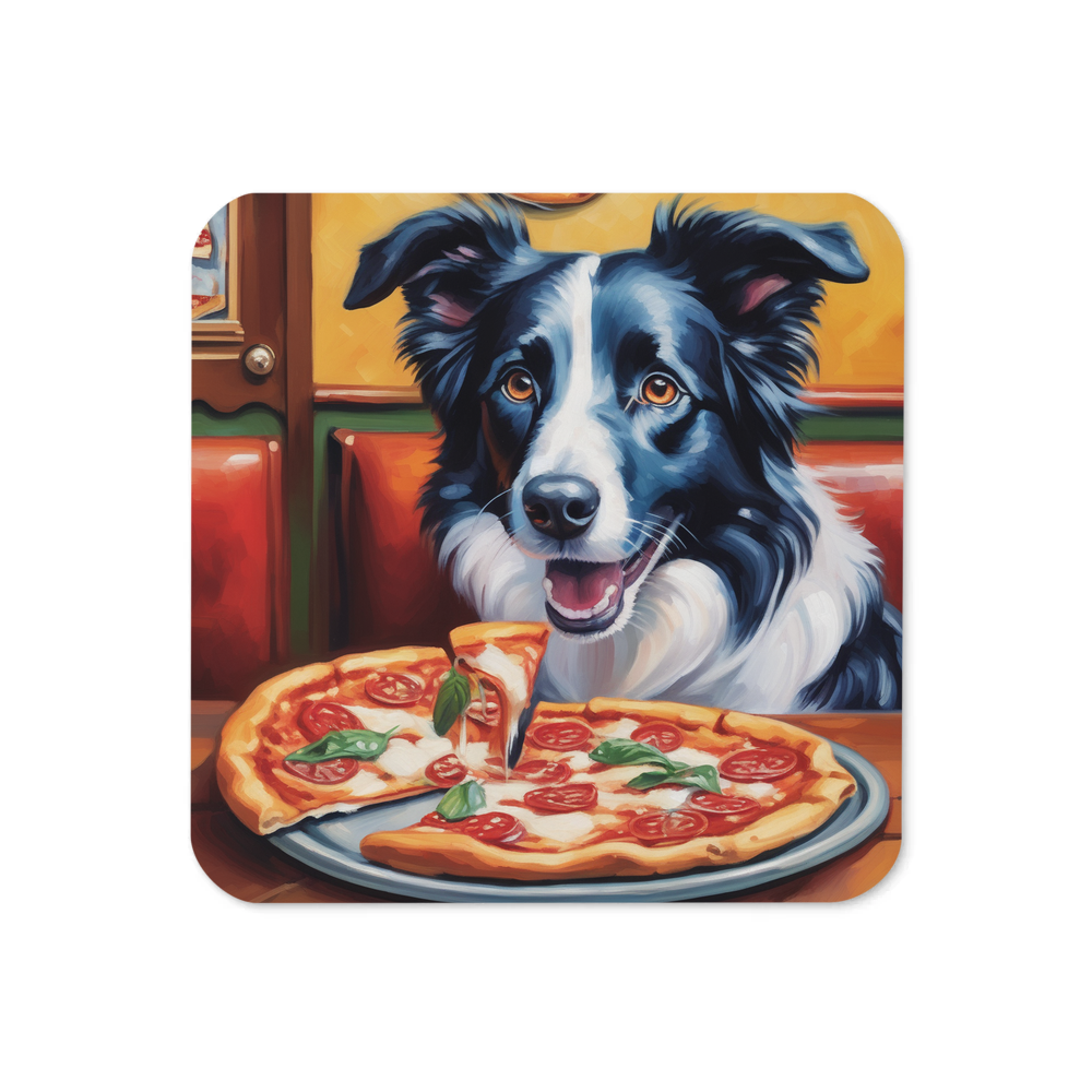 PugMug Custom Border Collie Coaster