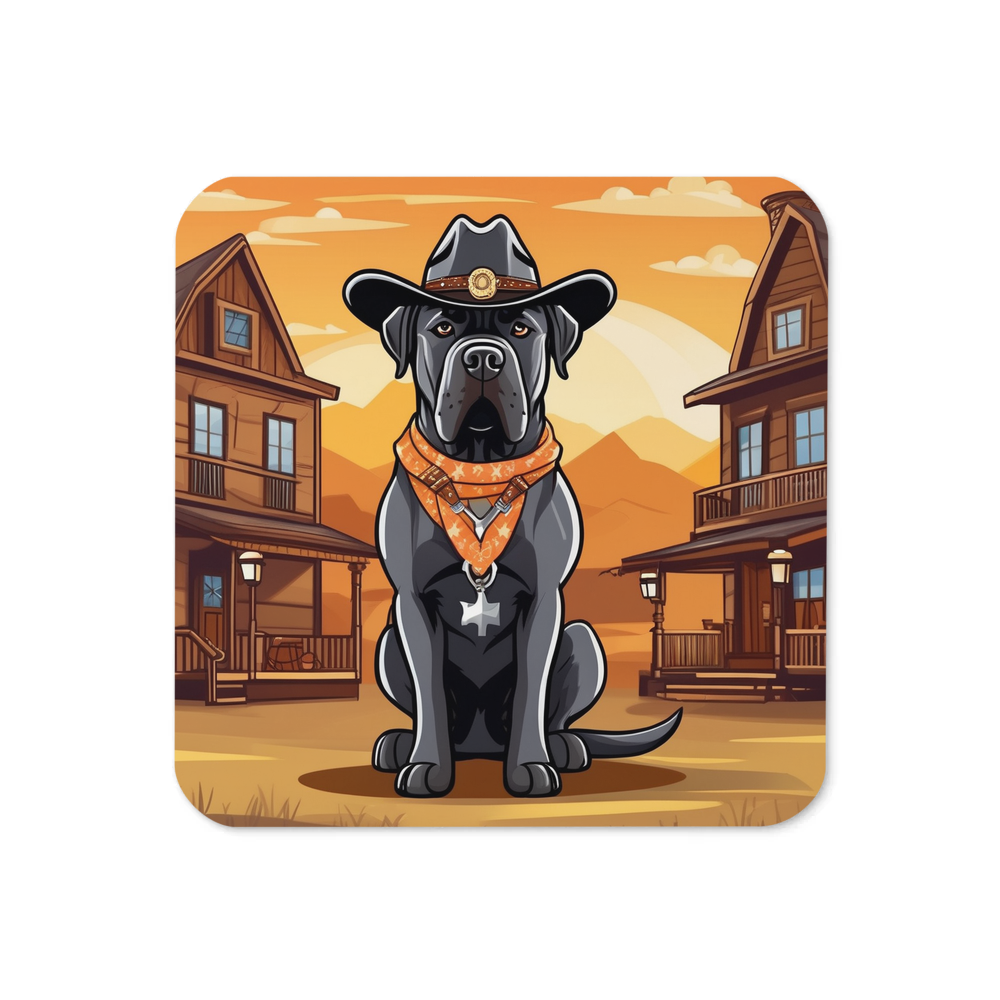 PugMug Custom Cane Corso Coaster