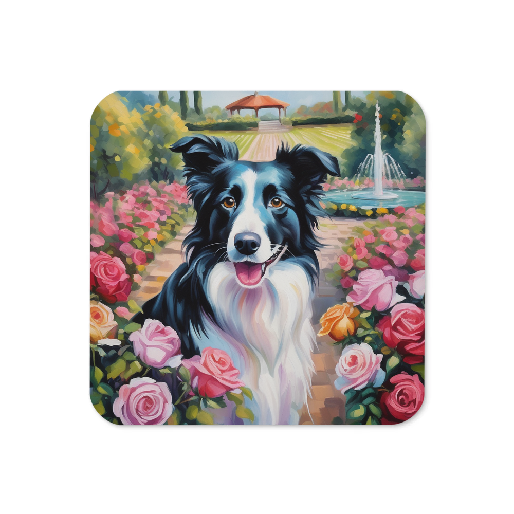 PugMug Custom Border Collie Coaster