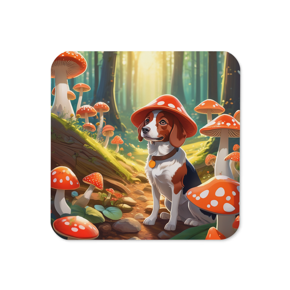 PugMug Custom Brittany Dog Coaster