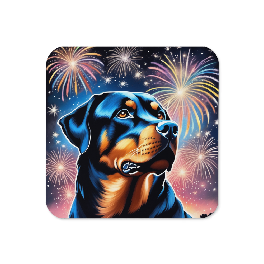 PugMug Custom Rottweiler Coaster