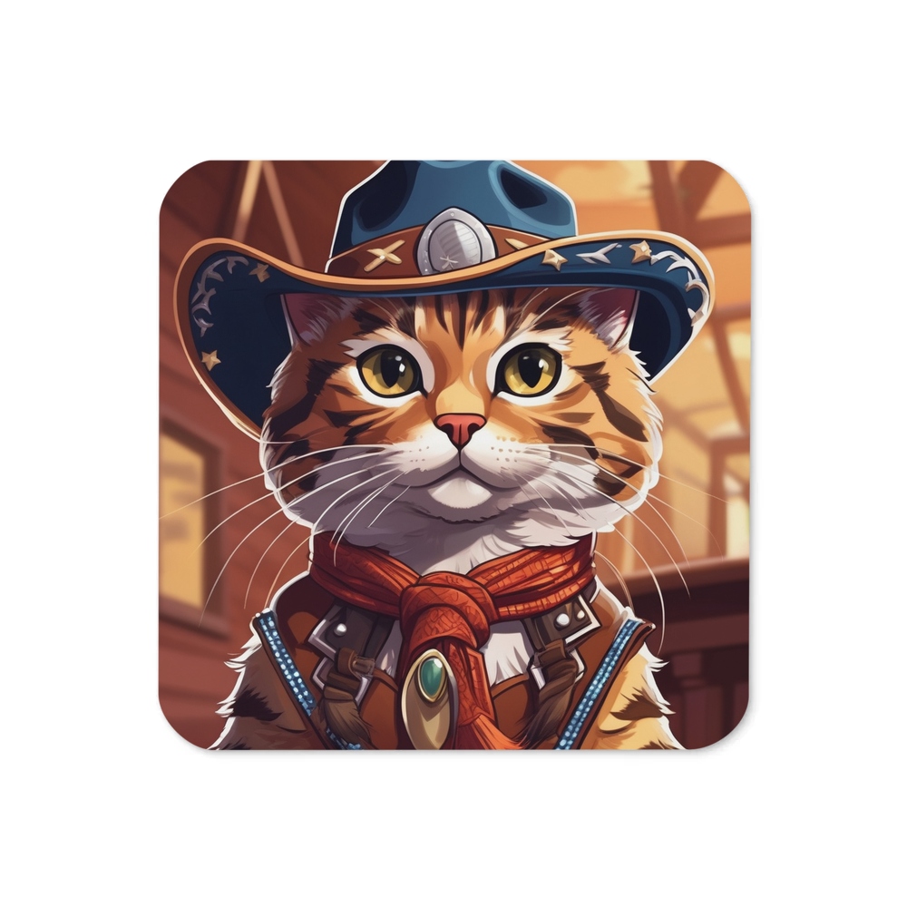 PugMug Custom Tabby Exotic Cat Coaster