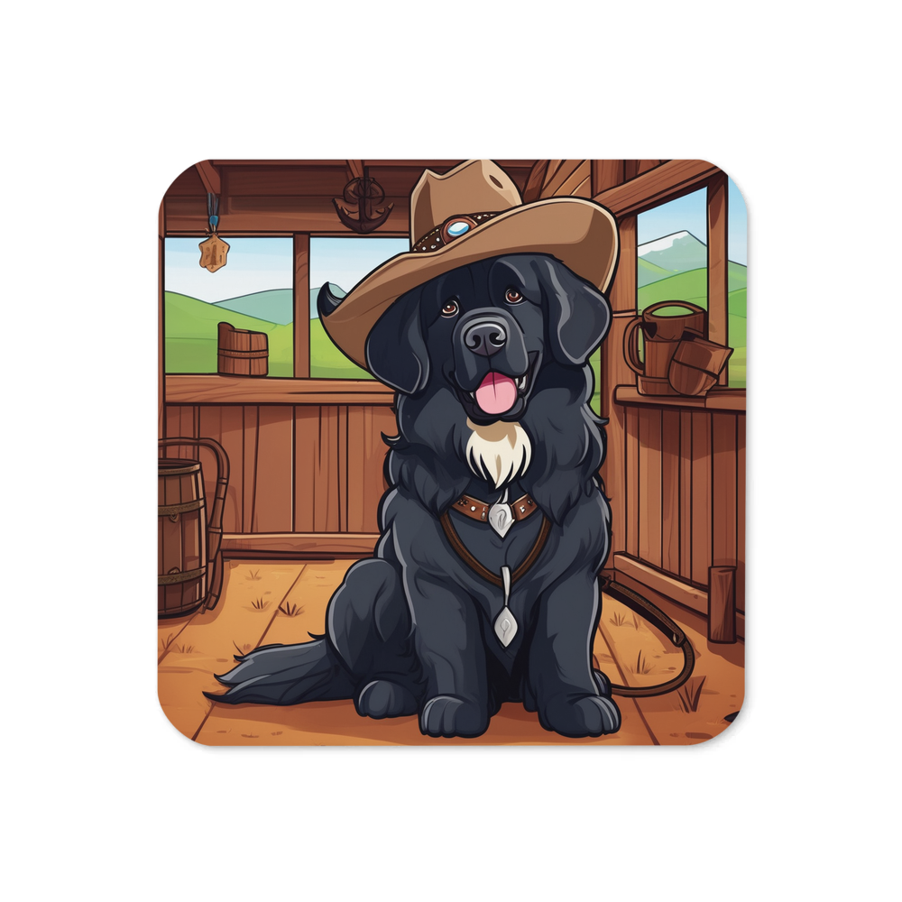 PugMug Custom Newfoundland Coaster