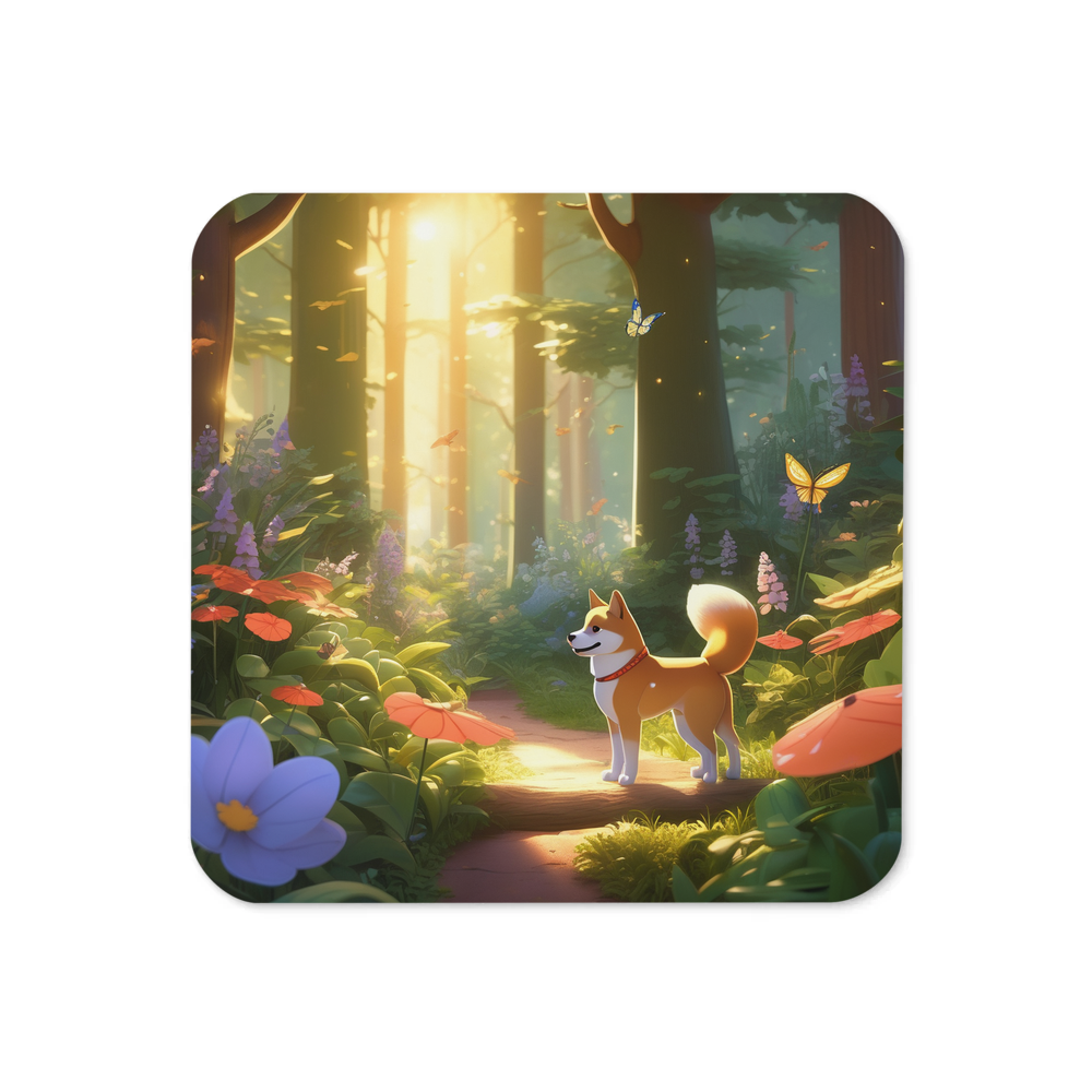 PugMug Custom Shiba Inu Coaster