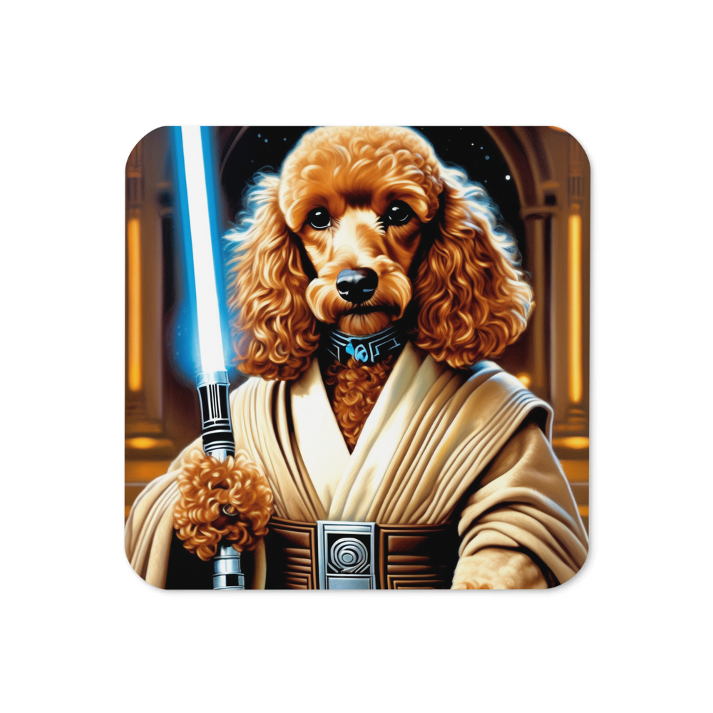 PugMug Custom Tan Poodle Coaster