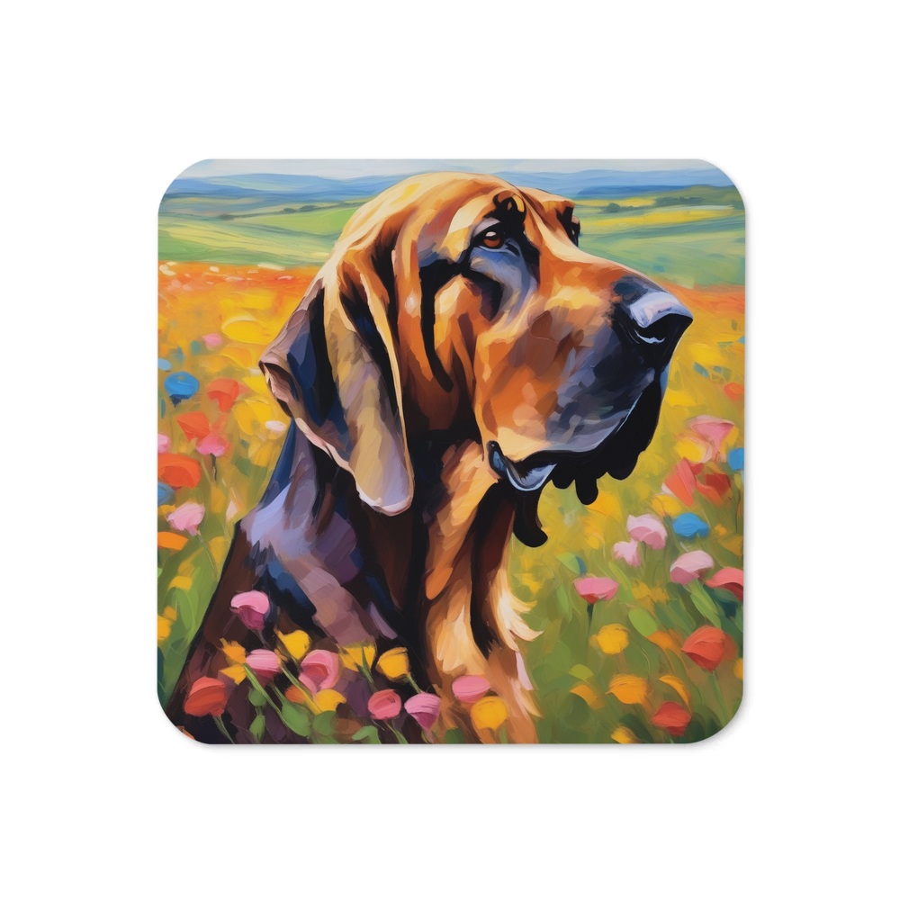 PugMug Custom Bloodhound Coaster