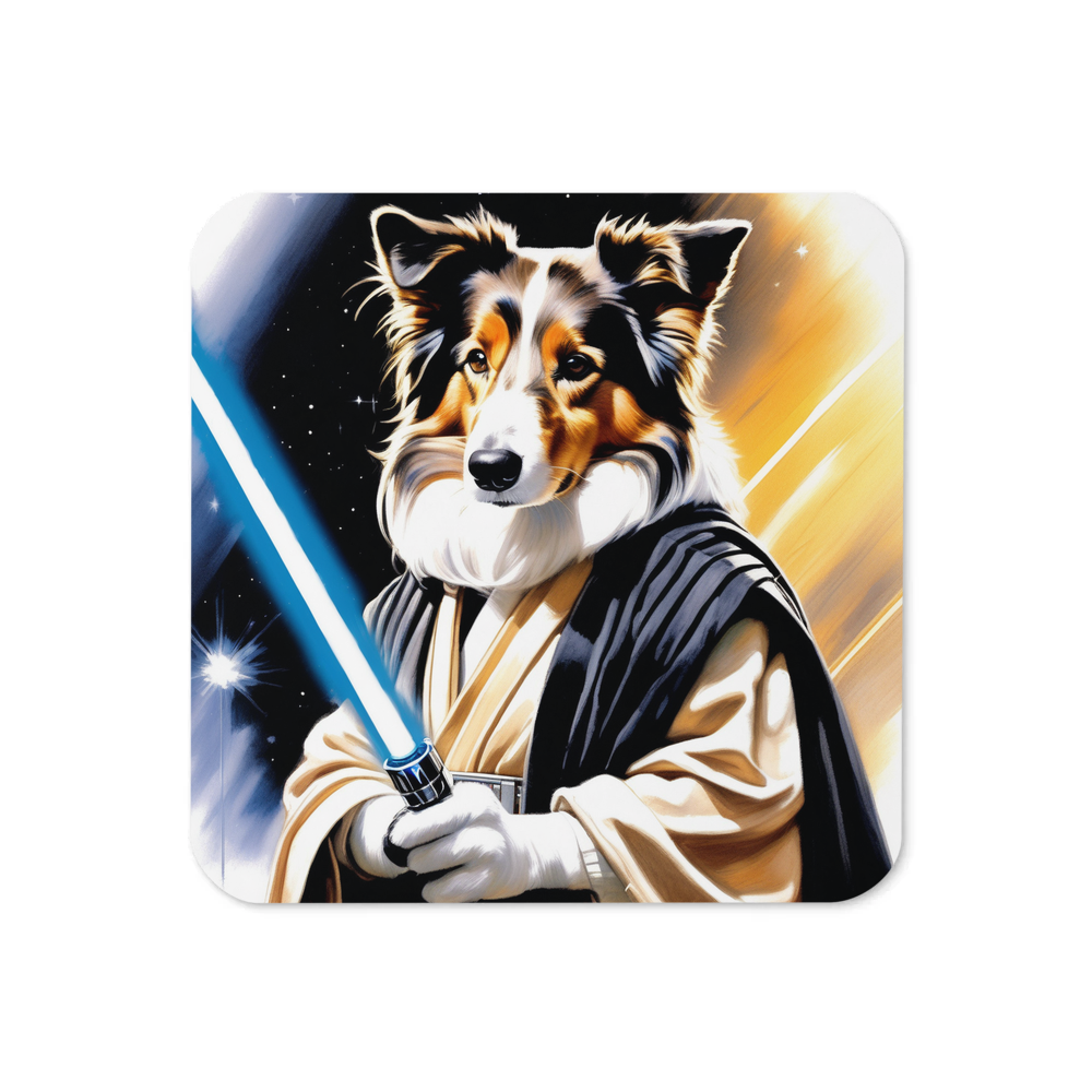 PugMug Custom Collie Coaster