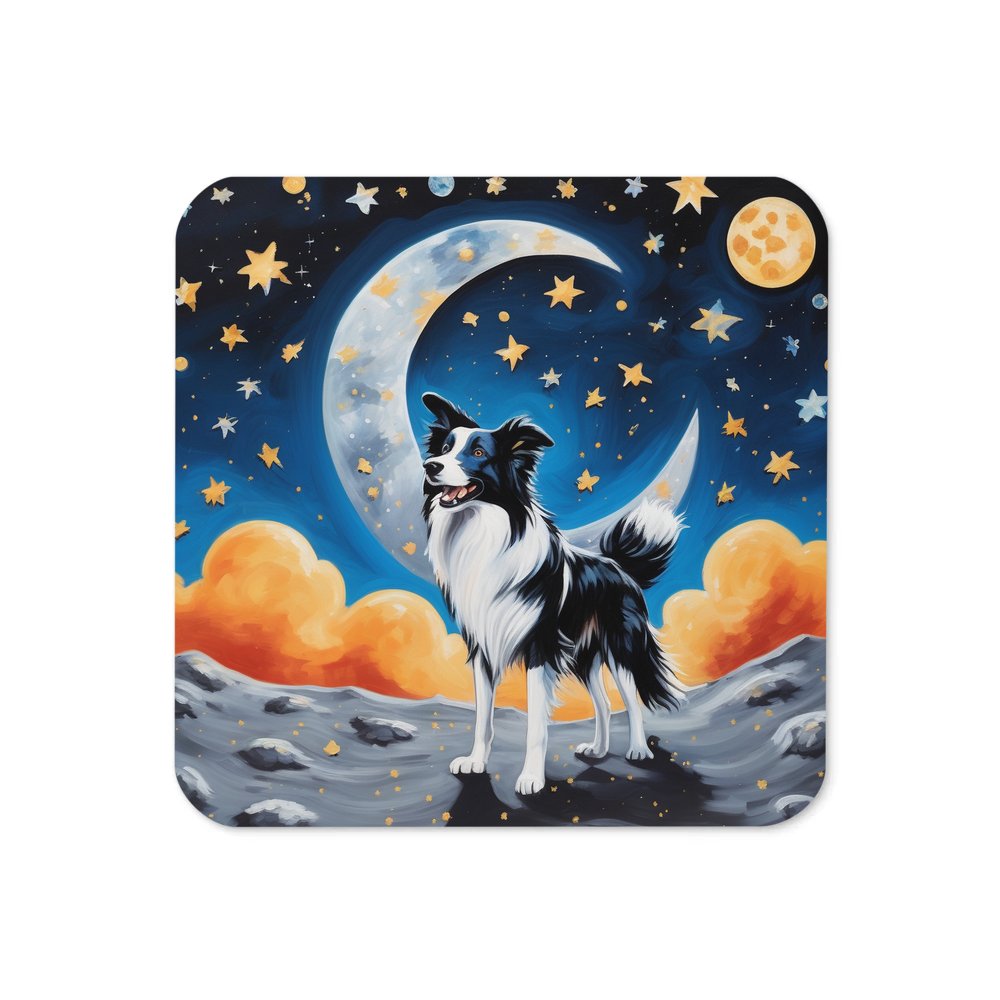 PugMug Custom Border Collie Coaster
