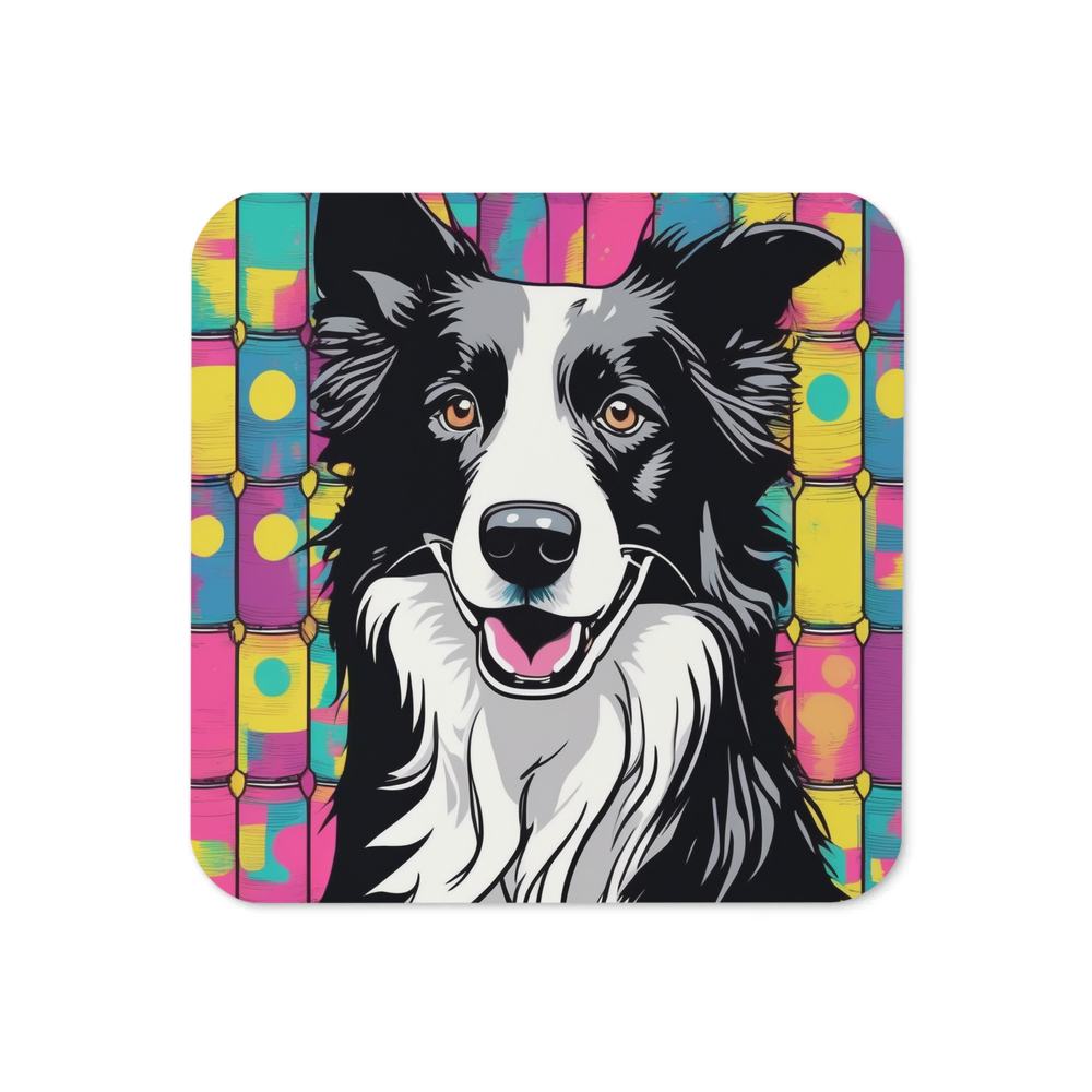 PugMug Custom Border Collie Coaster
