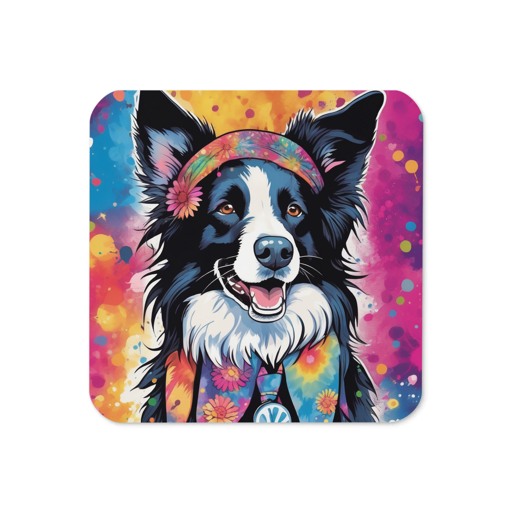 PugMug Custom Border Collie Coaster