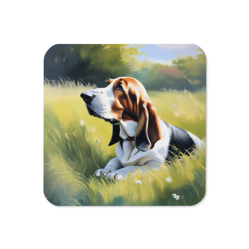 PugMug Custom Basset Hound Coaster