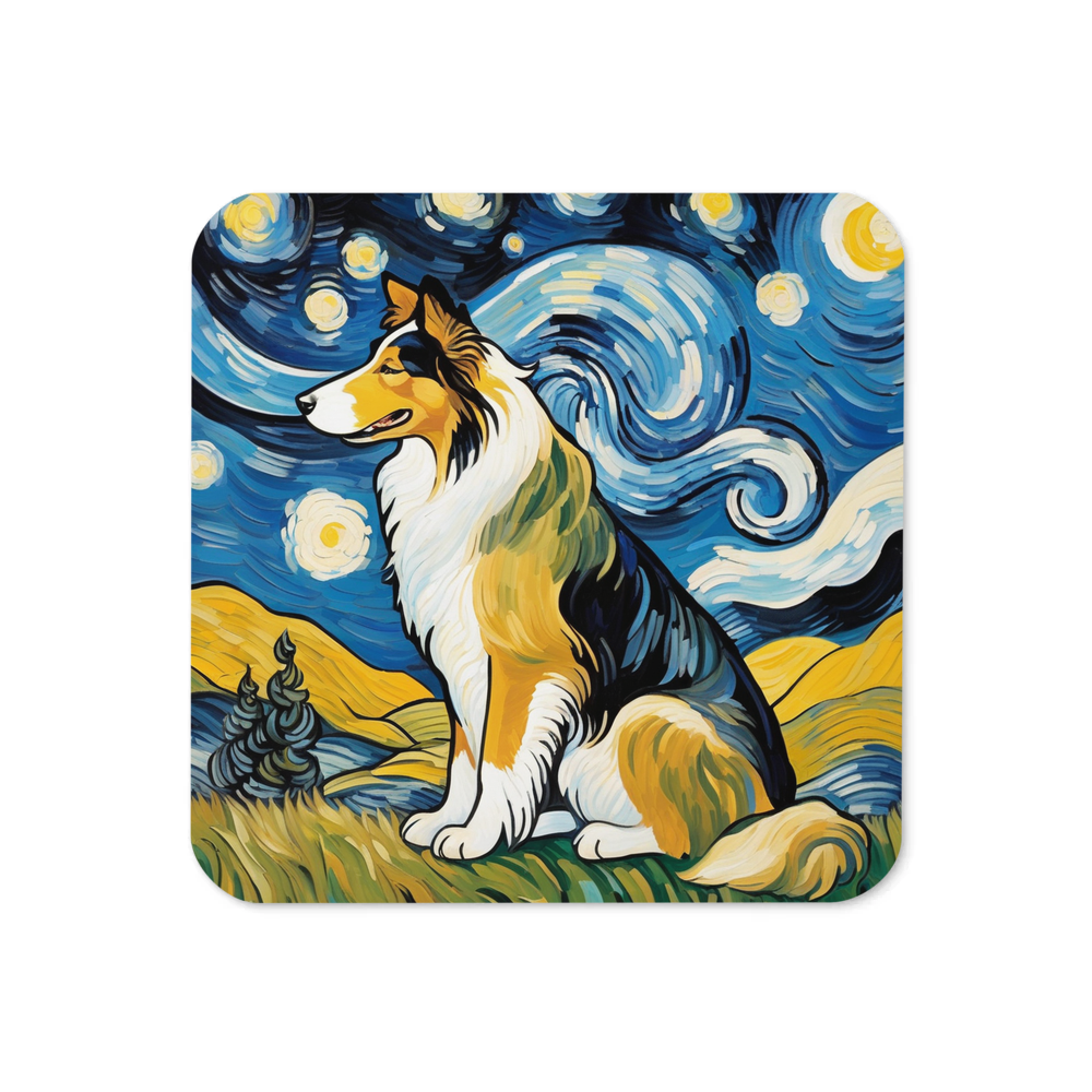 PugMug Custom Collie Coaster