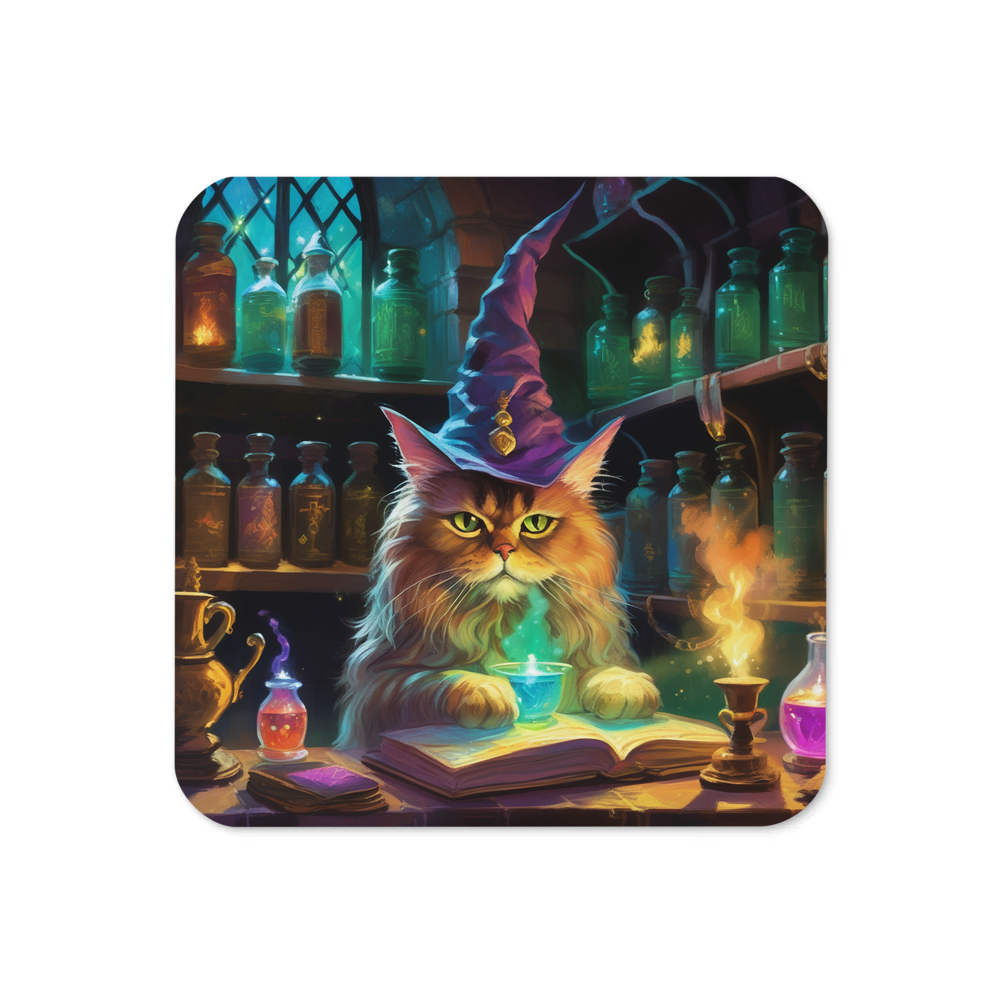 PugMug Custom Tabby Persian Cat Coaster