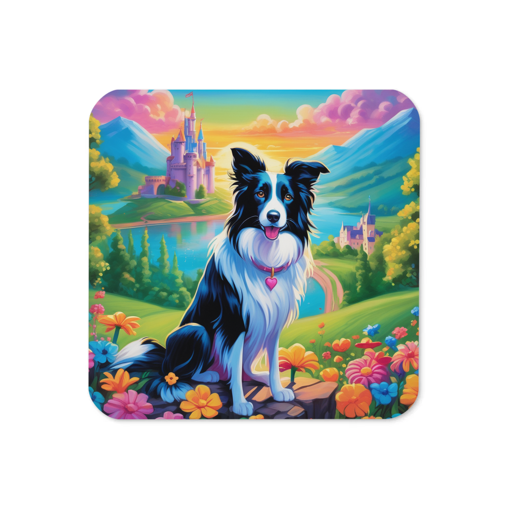 PugMug Custom Border Collie Coaster