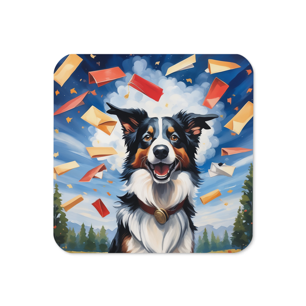 PugMug Custom Border Collie Coaster