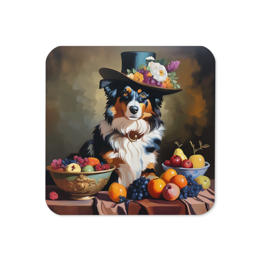 PugMug Custom Australian Shepherd Dog Coaster