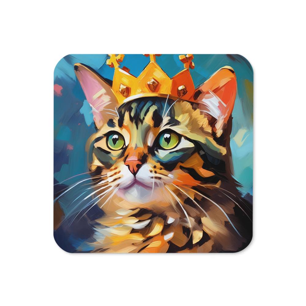 PugMug Custom Tabby Exotic Cat Coaster