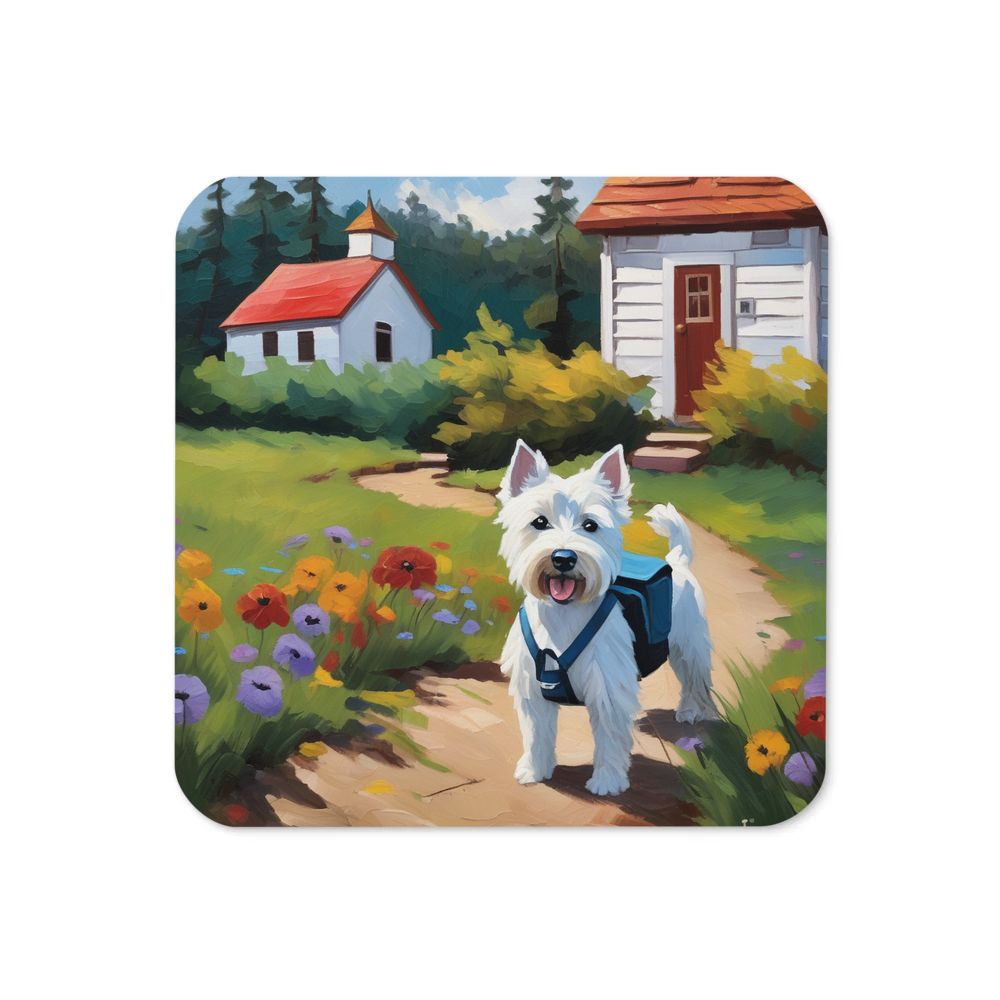 PugMug Custom West Highland White Terrier Coaster