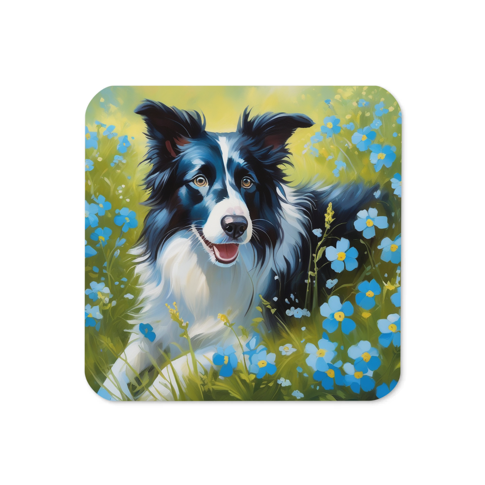 PugMug Custom Border Collie Coaster